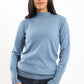 Carina Ribbed Hem Plain Pullover