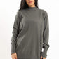 Carina Ribbed Hem Plain Pullover