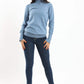 Carina Ribbed Hem Plain Pullover