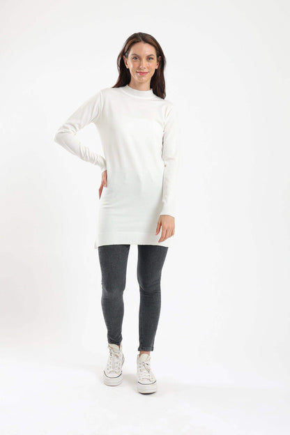 Carina Ribbed Mock Neck Pullover