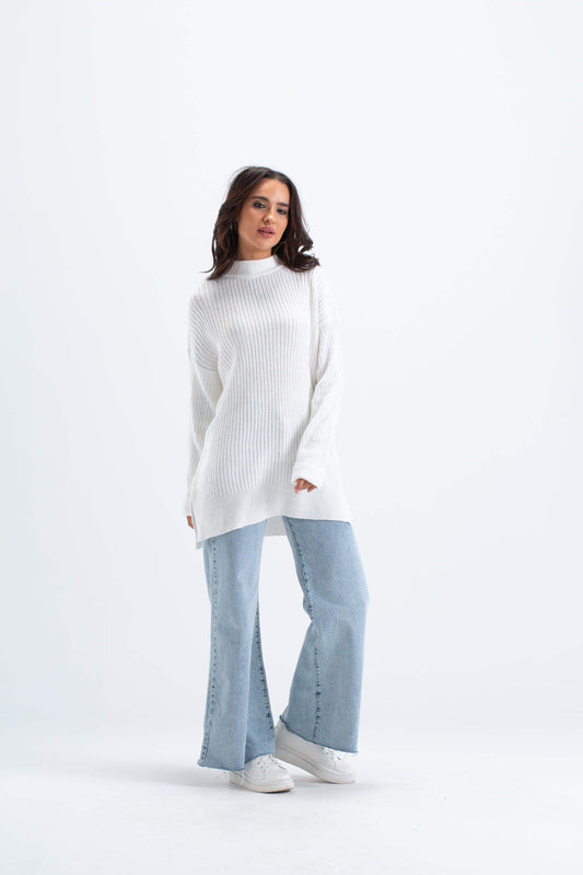 Carina Ribbed Oversized Pullover