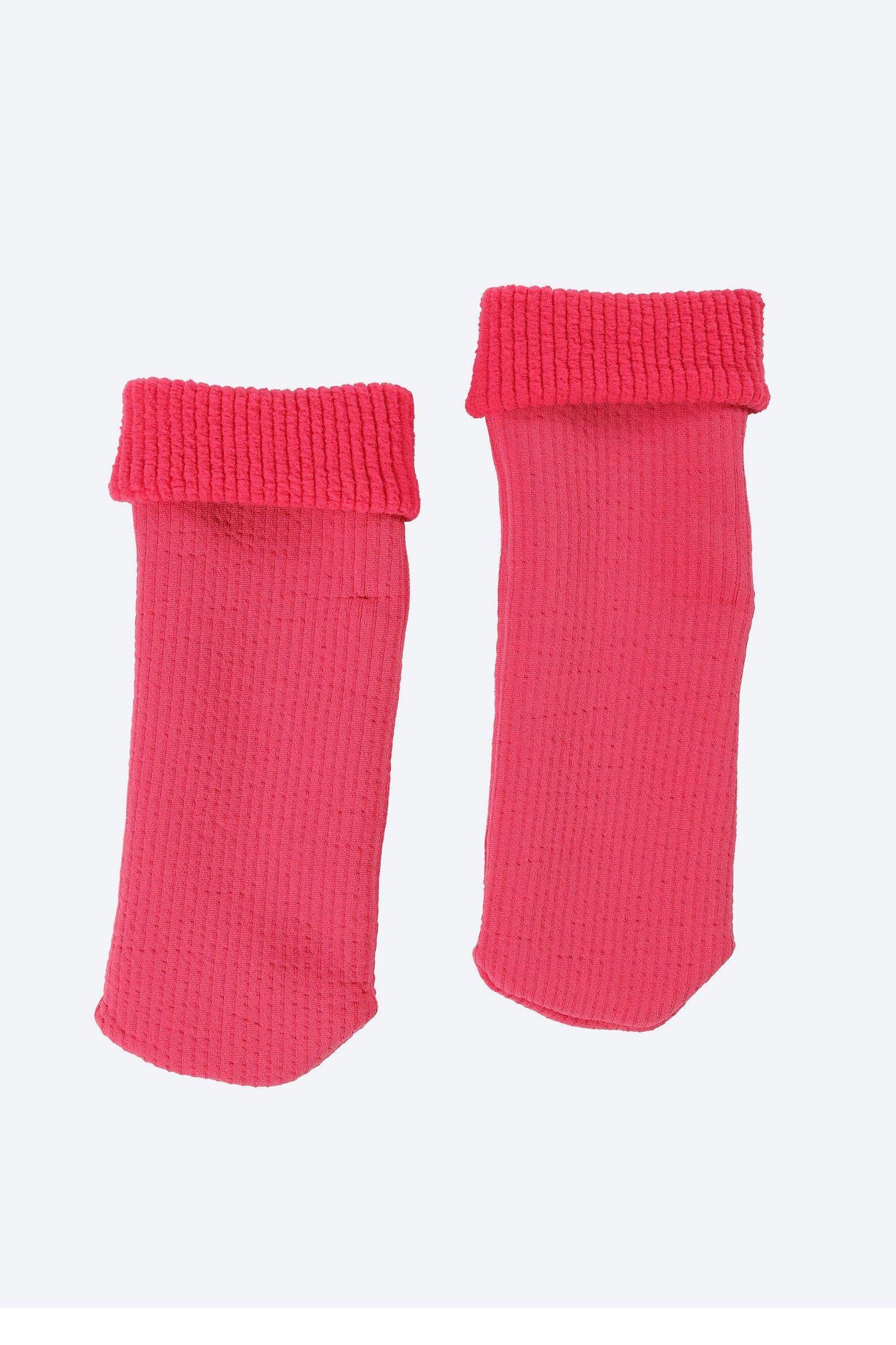 Carina Ribbed Plain Socks