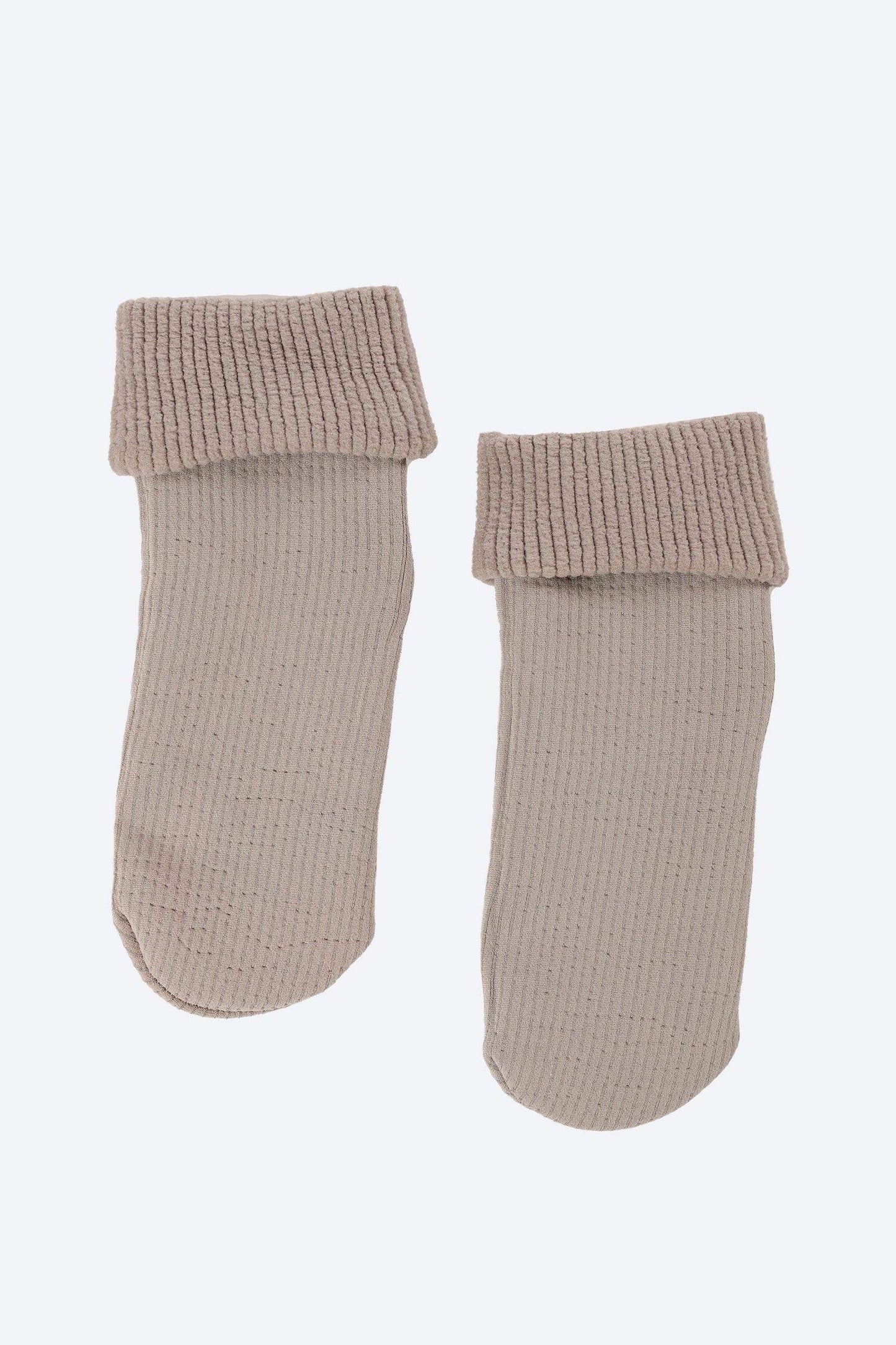 Carina Ribbed Plain Socks