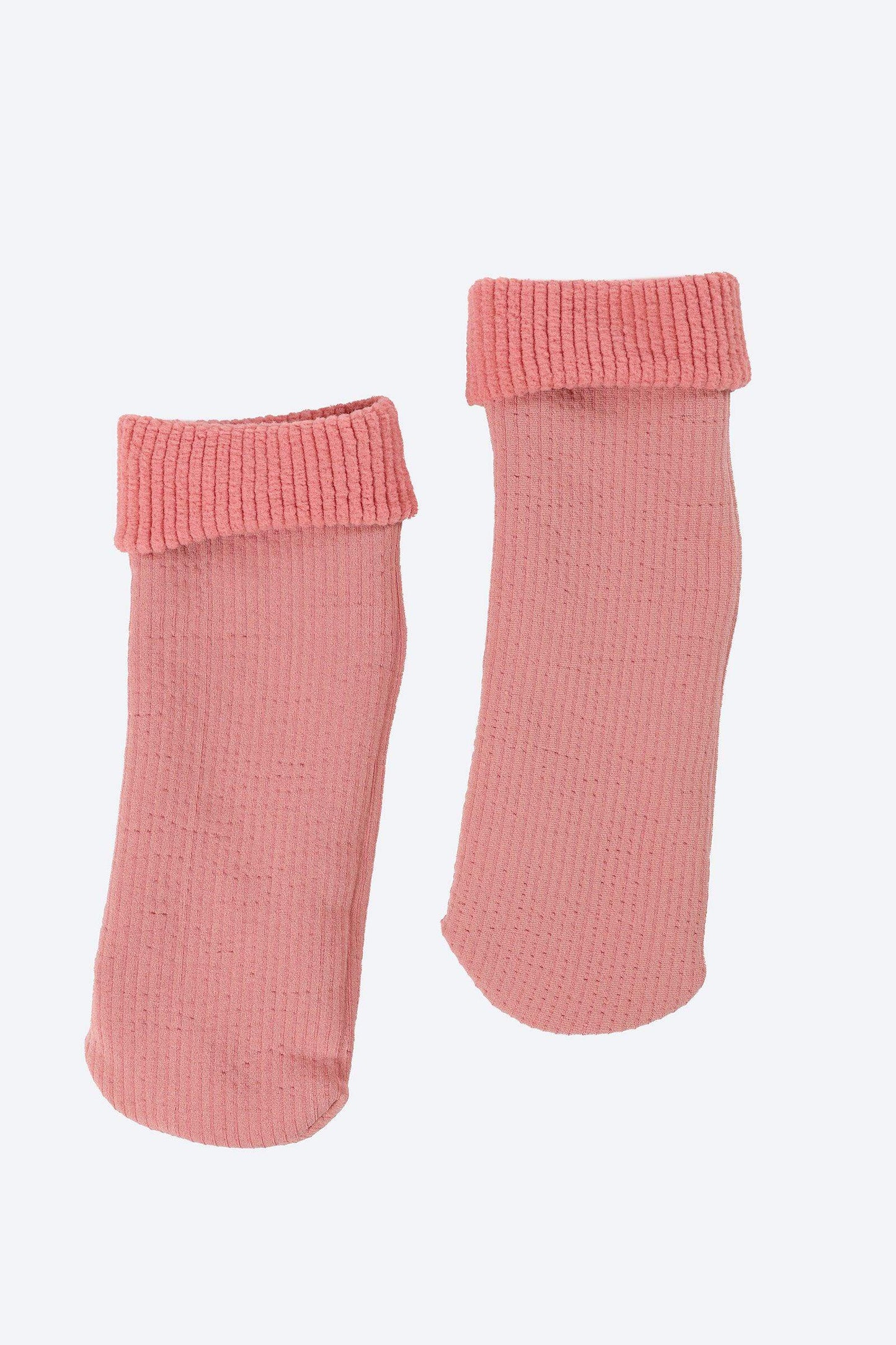 Carina Ribbed Plain Socks