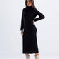 Carina Ribbed Wool Midi Dress