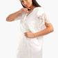 Carina Robe with Lace Short Sleeves