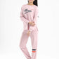 Carina Rose Crew Neck Pyjama Set