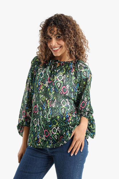 Round Neck Drawstring Blouse - Carina - ??√É¬¢√¢‚Äö¬¨√¢‚Äû¬¢????????√É∆í√Ç¬±??√É¬Ø√Ç¬ø√Ç¬Ω√É∆í√Ç¬ø??√É‚Ä†√¢‚Ç¨‚Ñ¢?√É∆í√Ç¬ø????