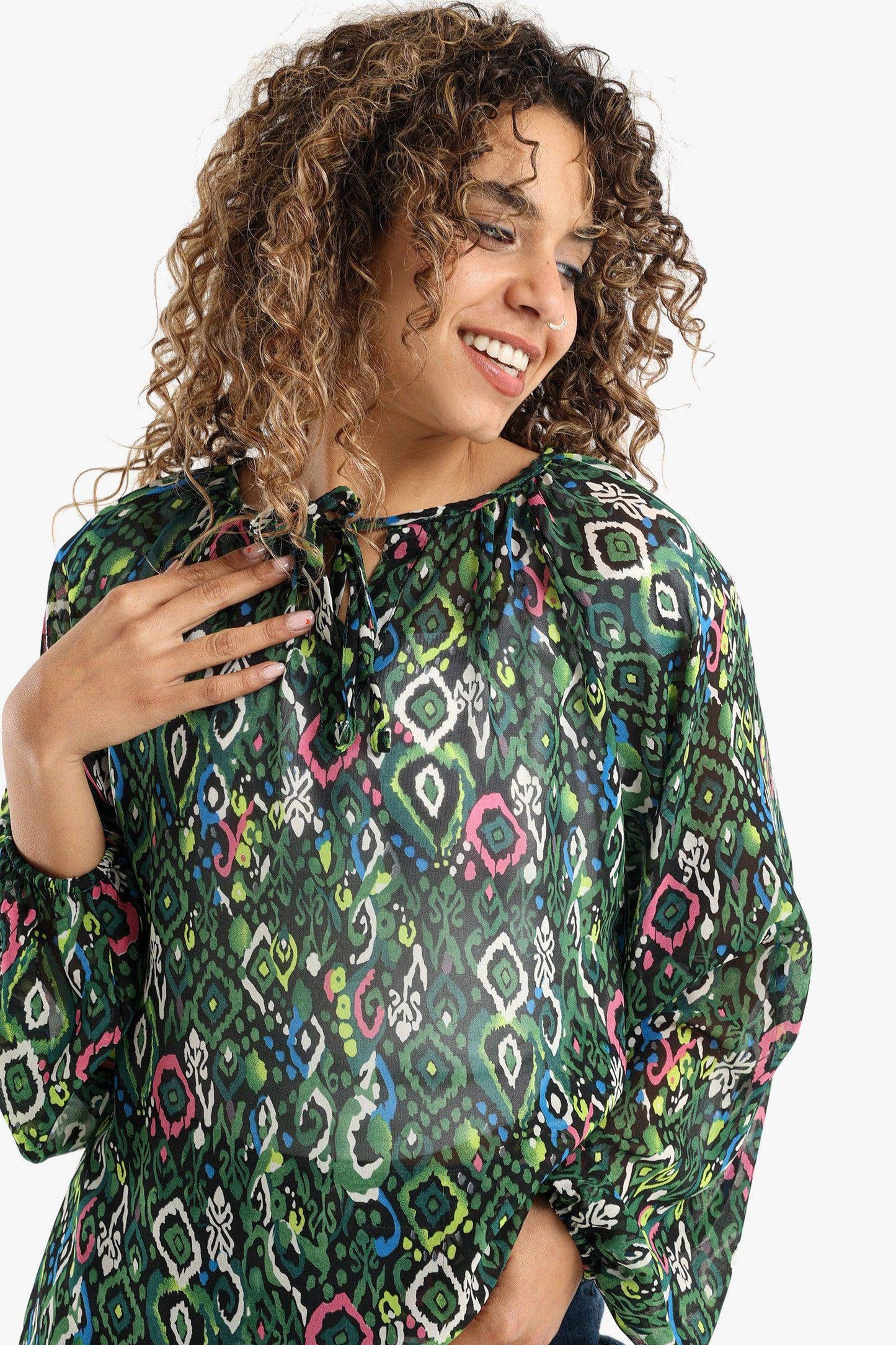 Round Neck Drawstring Blouse - Carina - ??√É¬¢√¢‚Äö¬¨√¢‚Äû¬¢????????√É∆í√Ç¬±??√É¬Ø√Ç¬ø√Ç¬Ω√É∆í√Ç¬ø??√É‚Ä†√¢‚Ç¨‚Ñ¢?√É∆í√Ç¬ø????