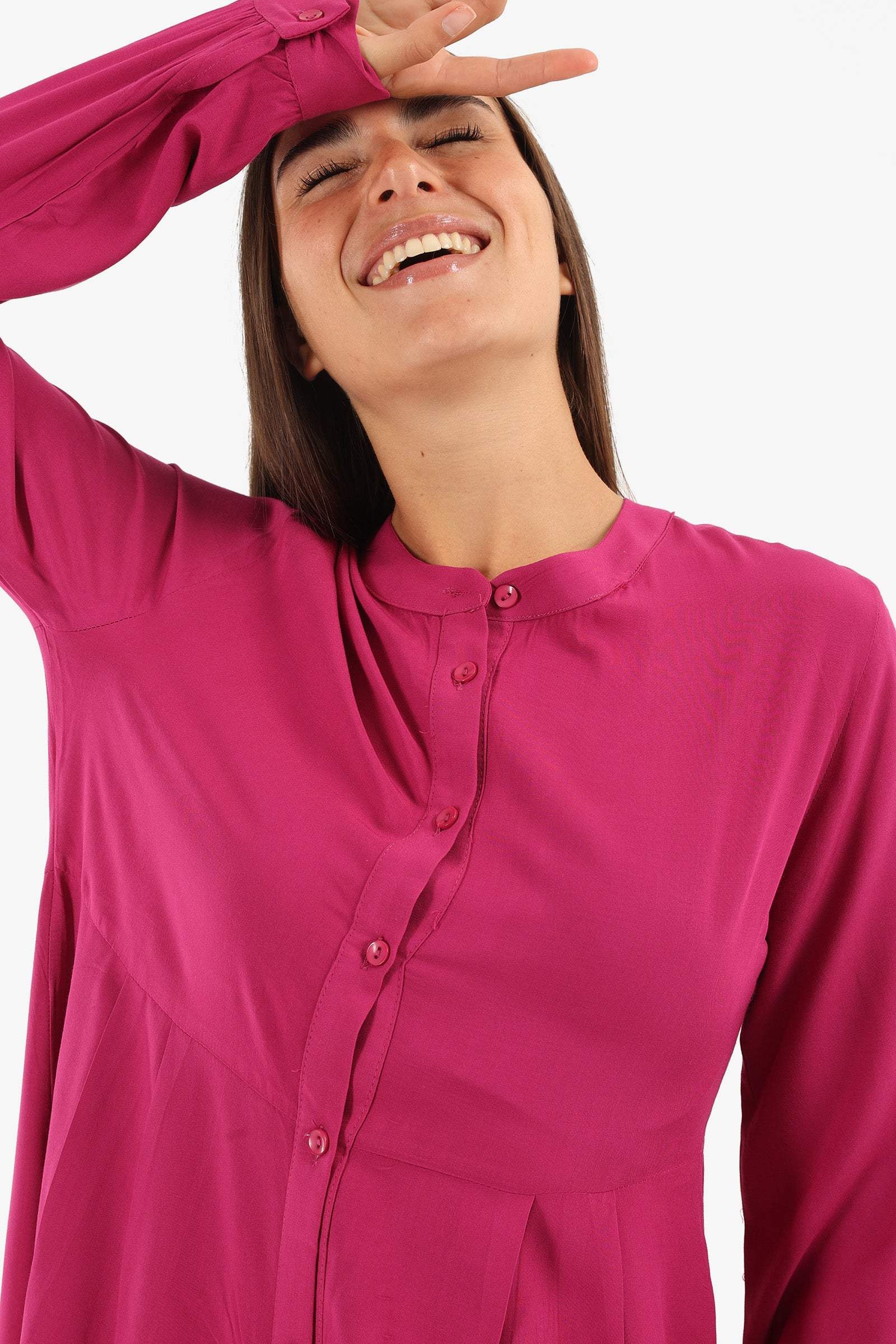 Round Neck Shirt Dress - Carina - ??√¢‚Ç¨‚Ñ¢????????√É¬±??√Ø¬ø¬Ω√É¬ø??√Ü‚Äô?√É¬ø????