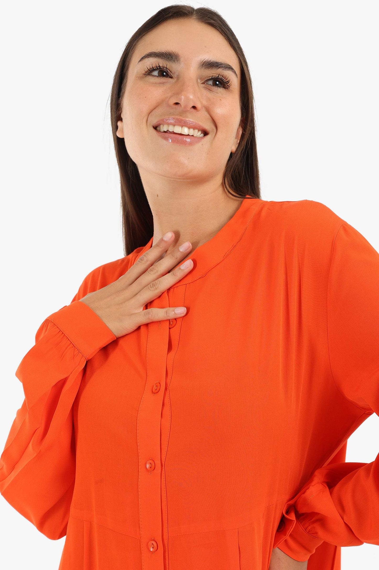 Round Neck Shirt Dress - Carina - ??√¢‚Ç¨‚Ñ¢????????√É¬±??√Ø¬ø¬Ω√É¬ø??√Ü‚Äô?√É¬ø????