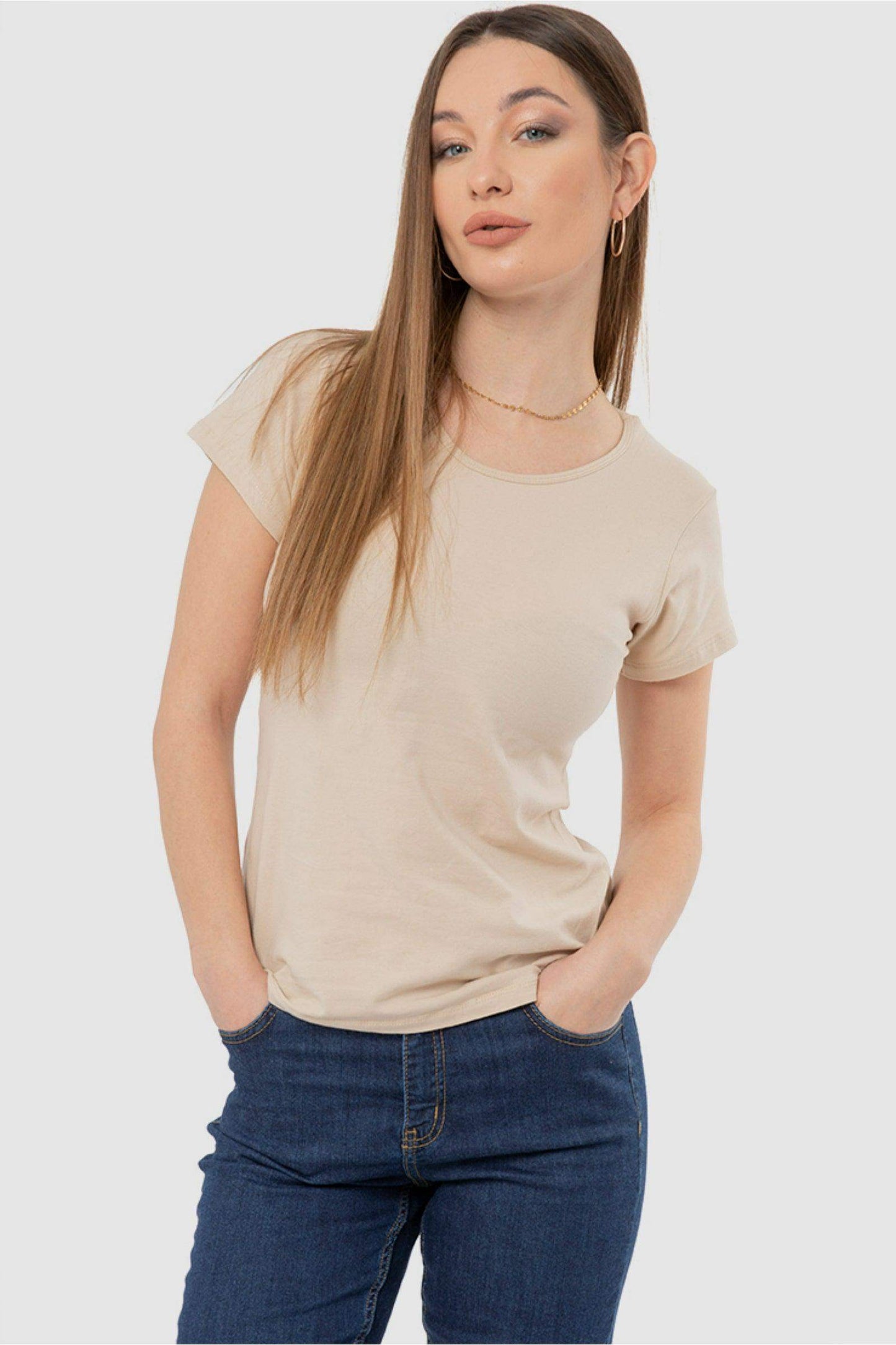 Carina Round Neck Solid Top