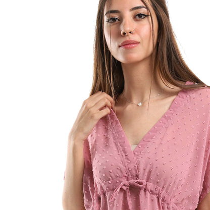 Self Stitches Short Sleeve Blouse