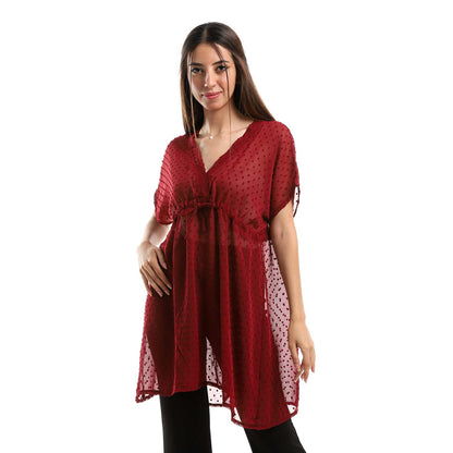 Self Stitches Short Sleeve Blouse