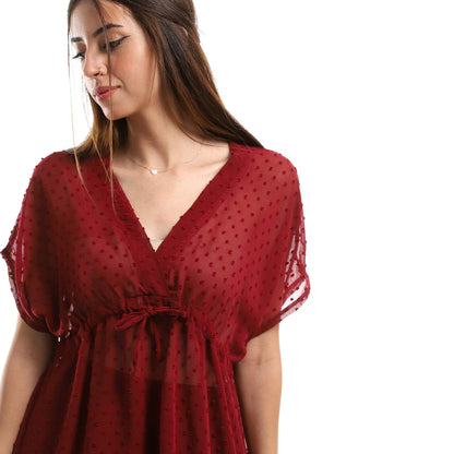 Self Stitches Short Sleeve Blouse