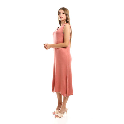 Side Slits Sleeveless Dress
