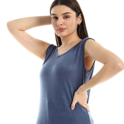 Side Slits Sleeveless Dress