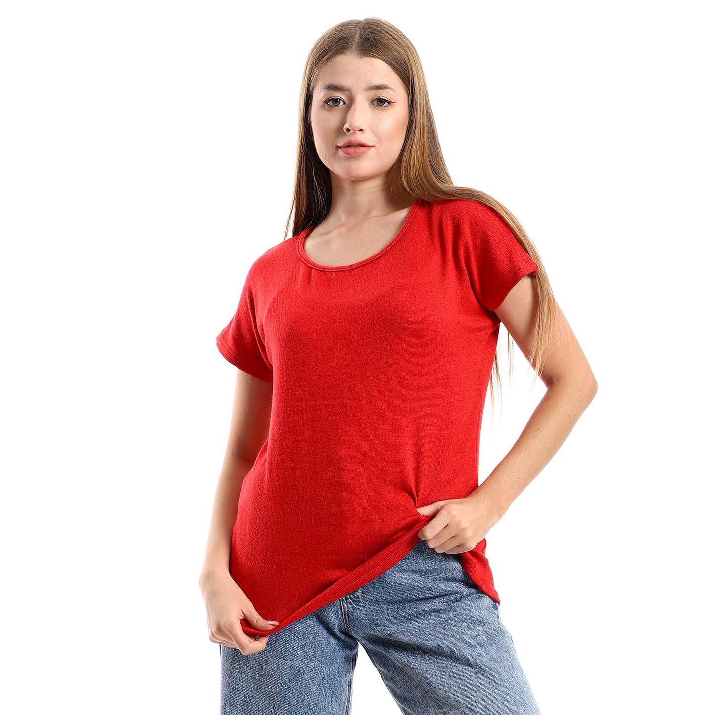 Comfy Plain Short Sleeve Summer Set