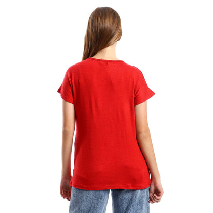 Comfy Plain Short Sleeve Summer Set