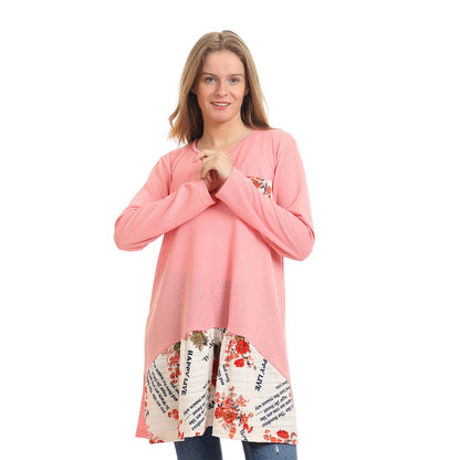Round Neck Tunic Top