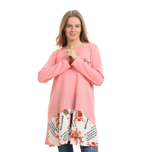 Round Neck Tunic Top