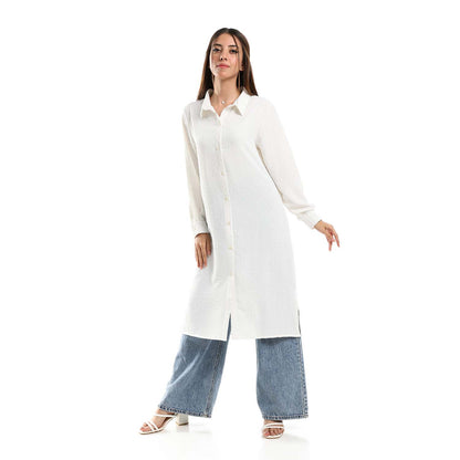 Self Stitches Tunic with Sided Slits