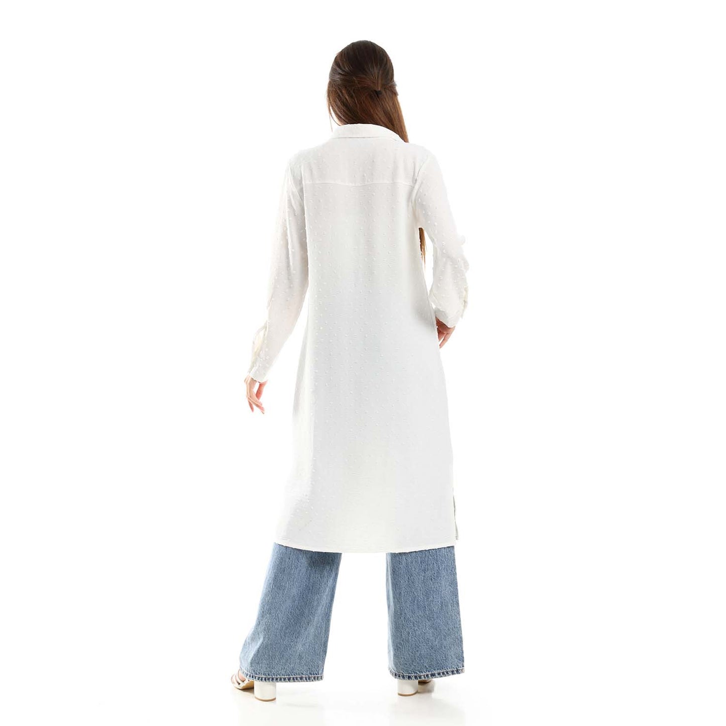 Self Stitches Tunic with Sided Slits