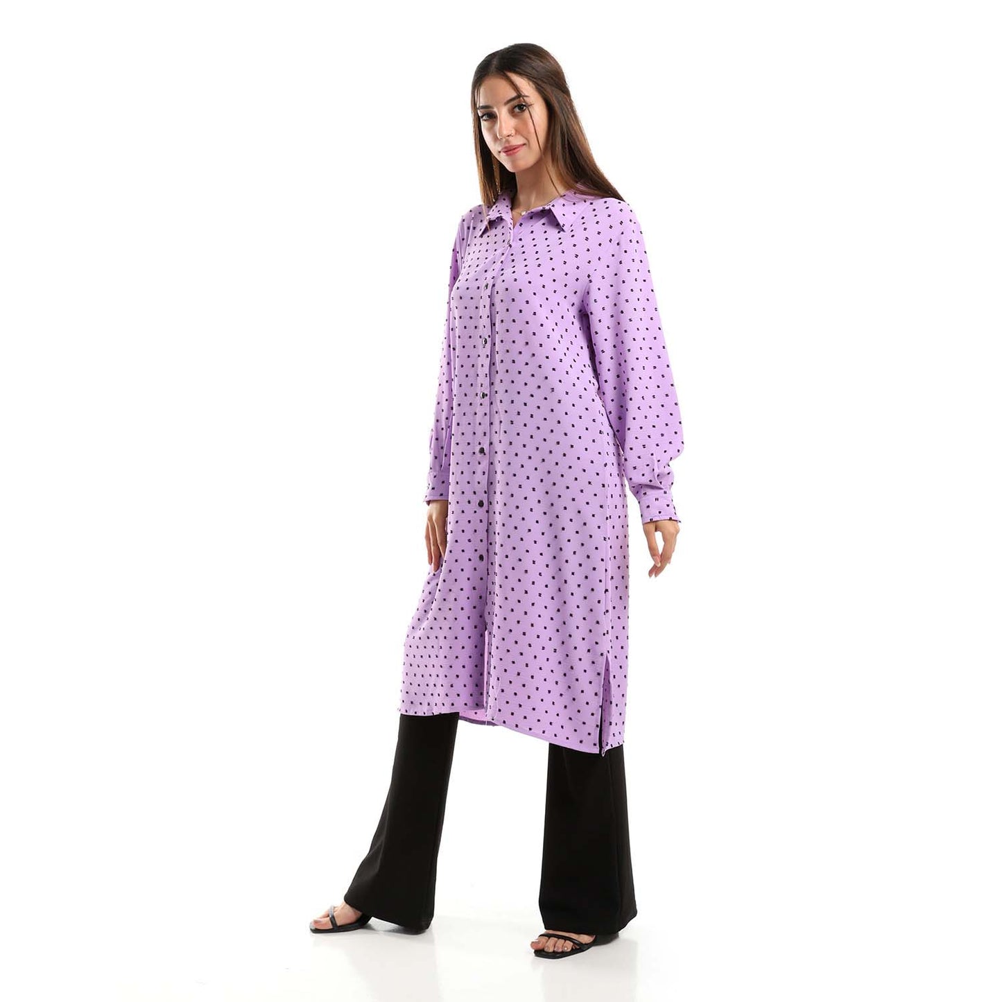 Self Stitches Tunic with Sided Slits