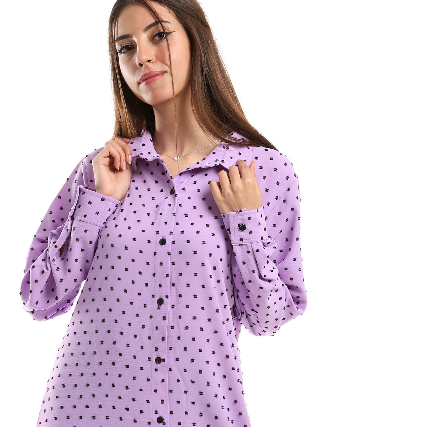 Self Stitches Tunic with Sided Slits