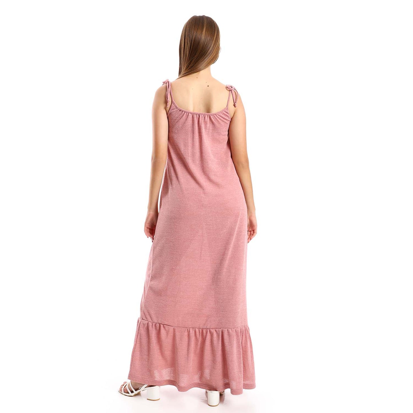 Knitted Ruffle Hem Dress