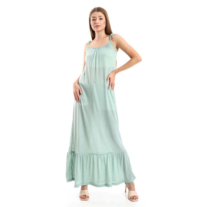 Knitted Ruffle Hem Dress