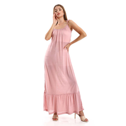 Knitted Ruffle Hem Dress