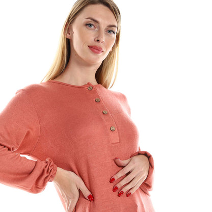 Regular Fit Tunic with Elastic Cuffs