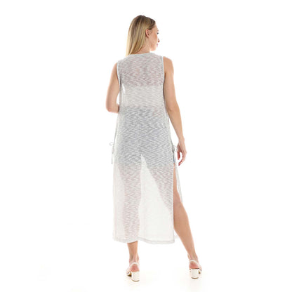 Knitted Cap Sleeves Cover-up