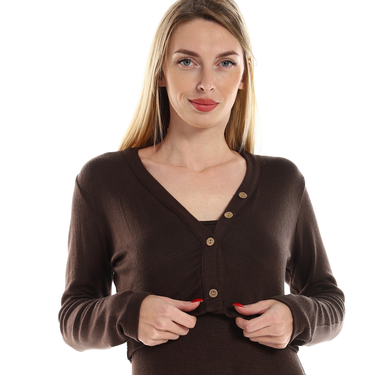 Straps Dress with Cropped Cardigan Set