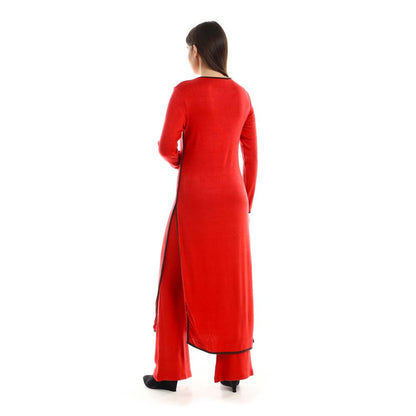 Set of Side Slit Top & Comfy Pants