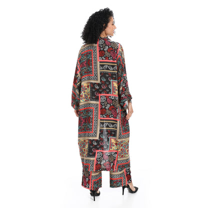 Floral kimono suit