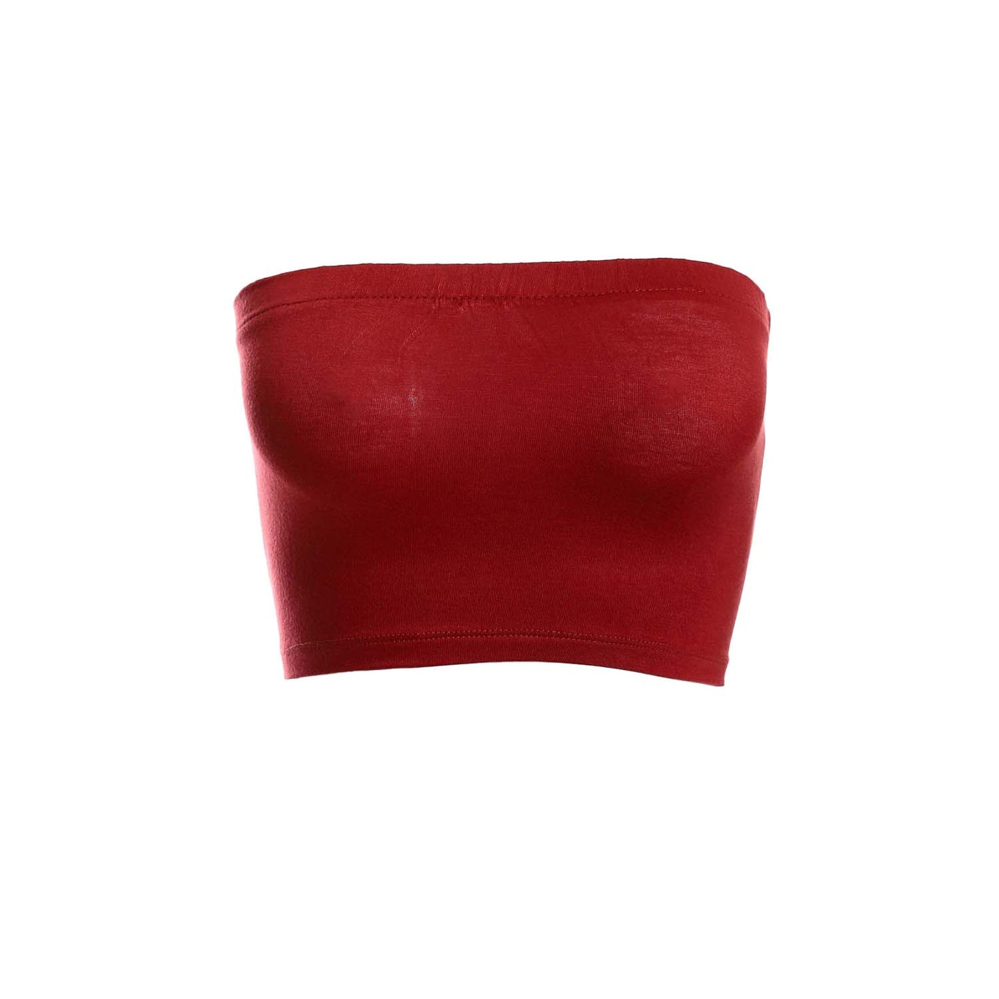 Solid Slip-on Crop Top