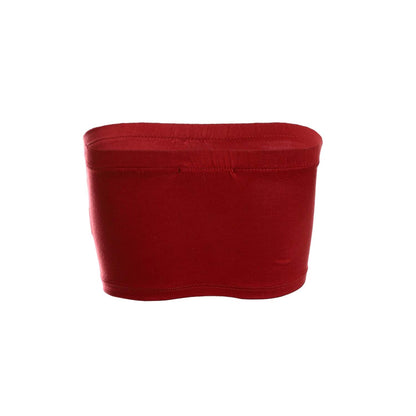 Solid Slip-on Crop Top