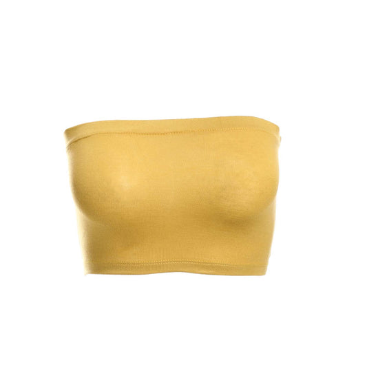 Solid Slip-on Crop Top