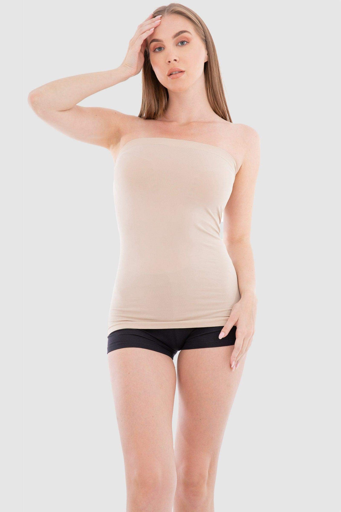 Carina Seamless Strapless Tank Top