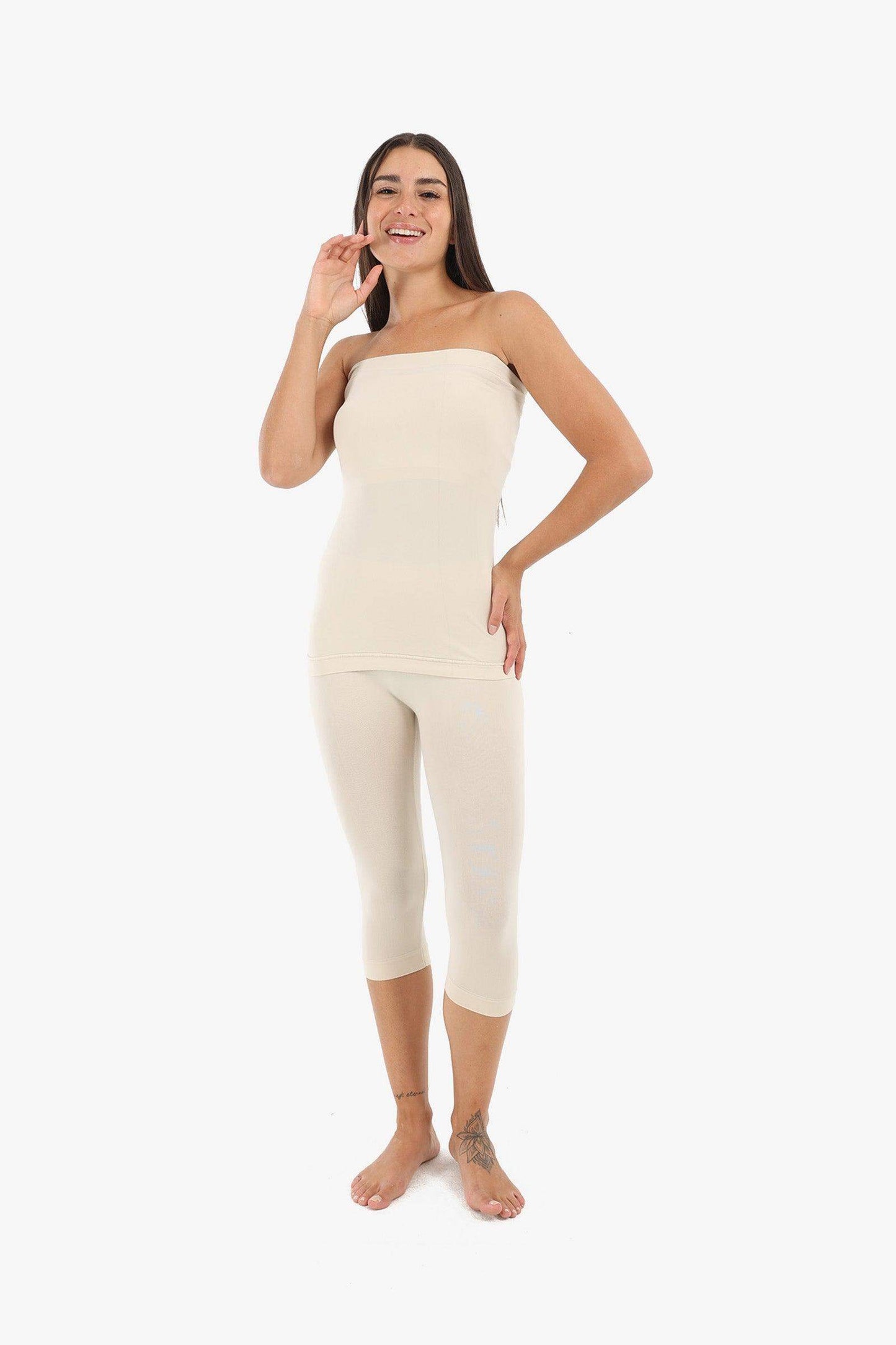 Carina Seamless Strapless Tank Top