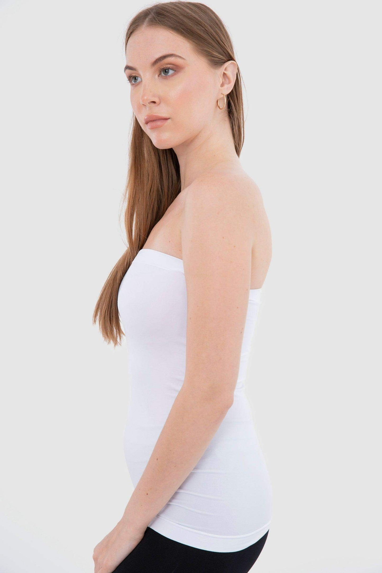 Carina Seamless Strapless Tank Top