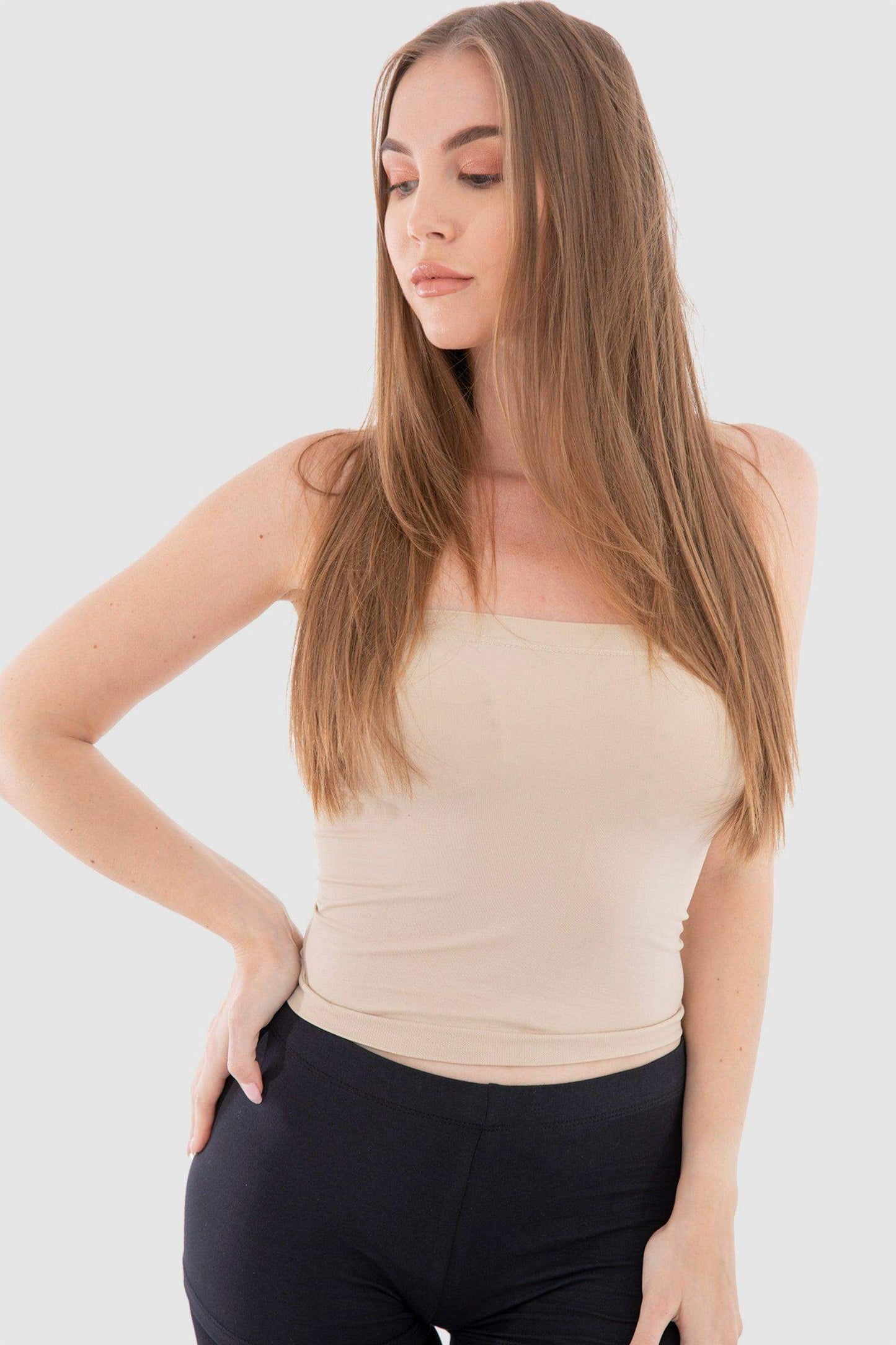 Carina Seamless Strapless Tube Top