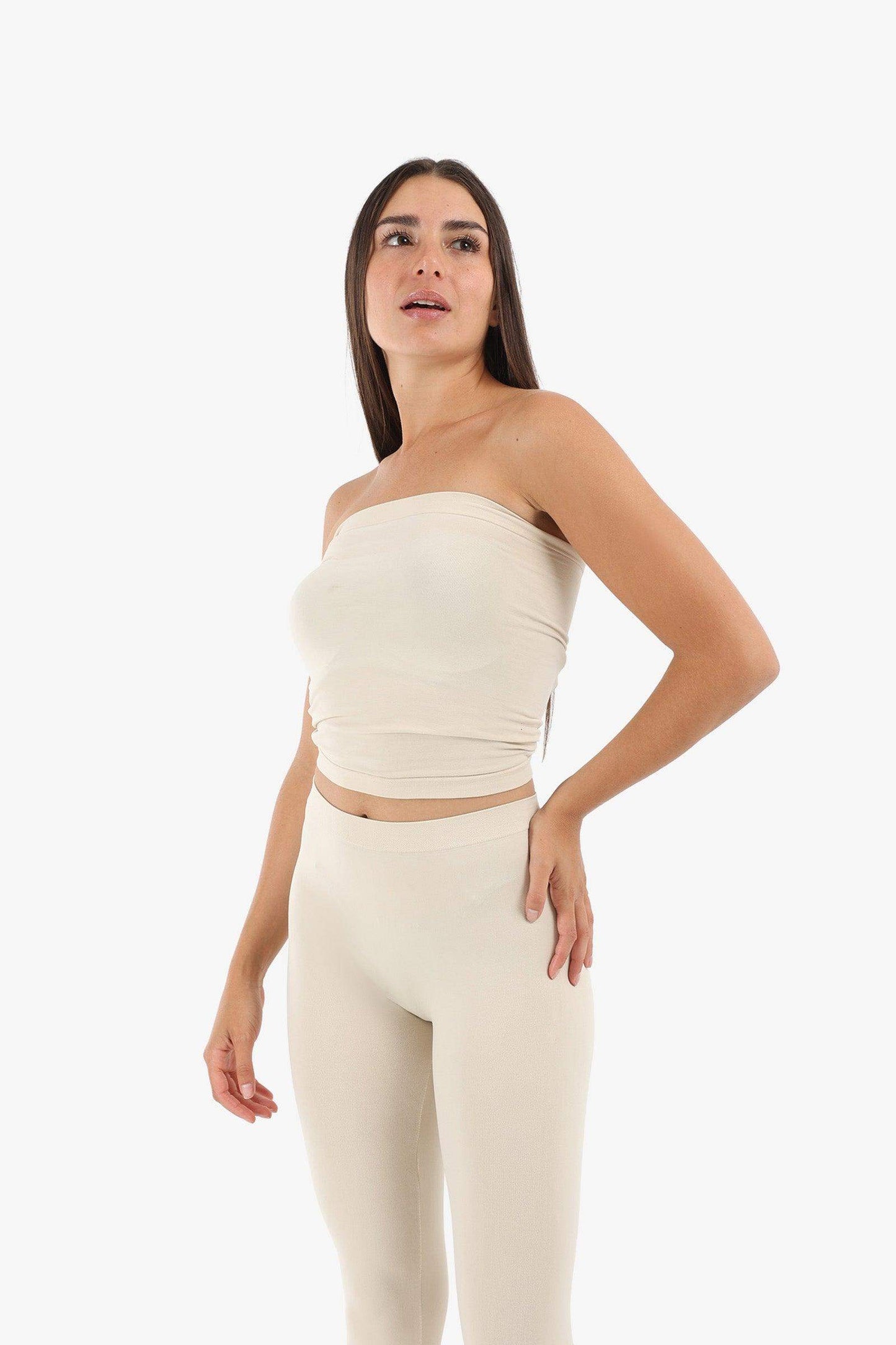 Carina Seamless Strapless Tube Top