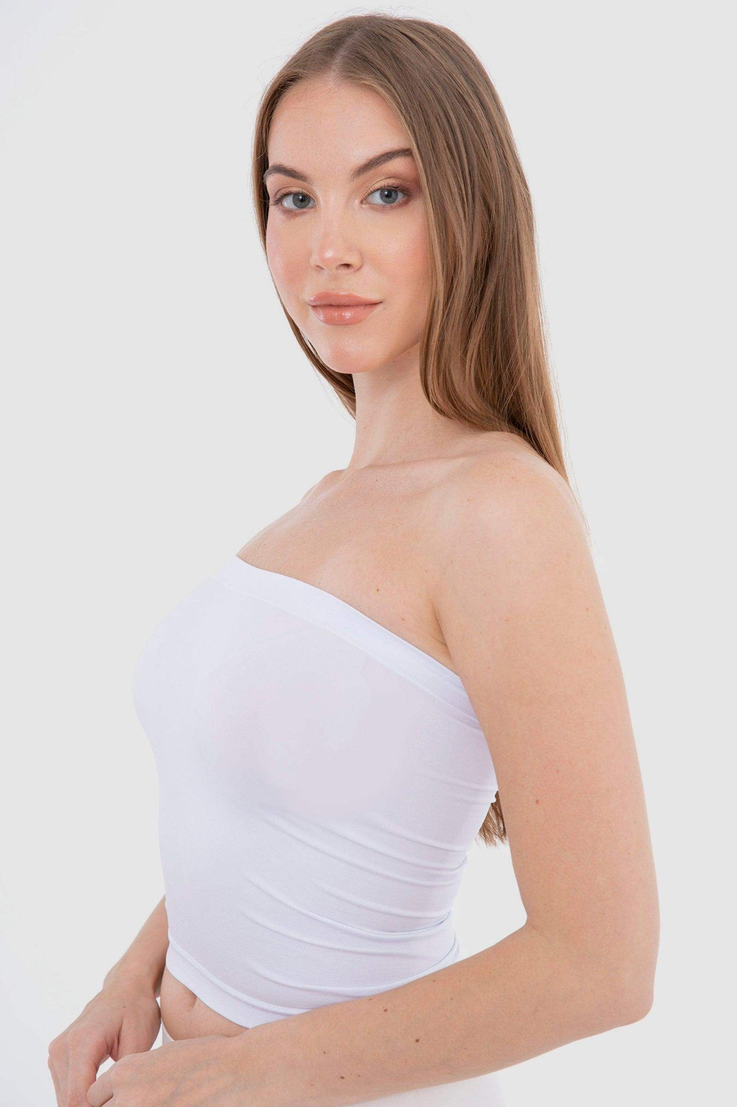 Carina Seamless Strapless Tube Top