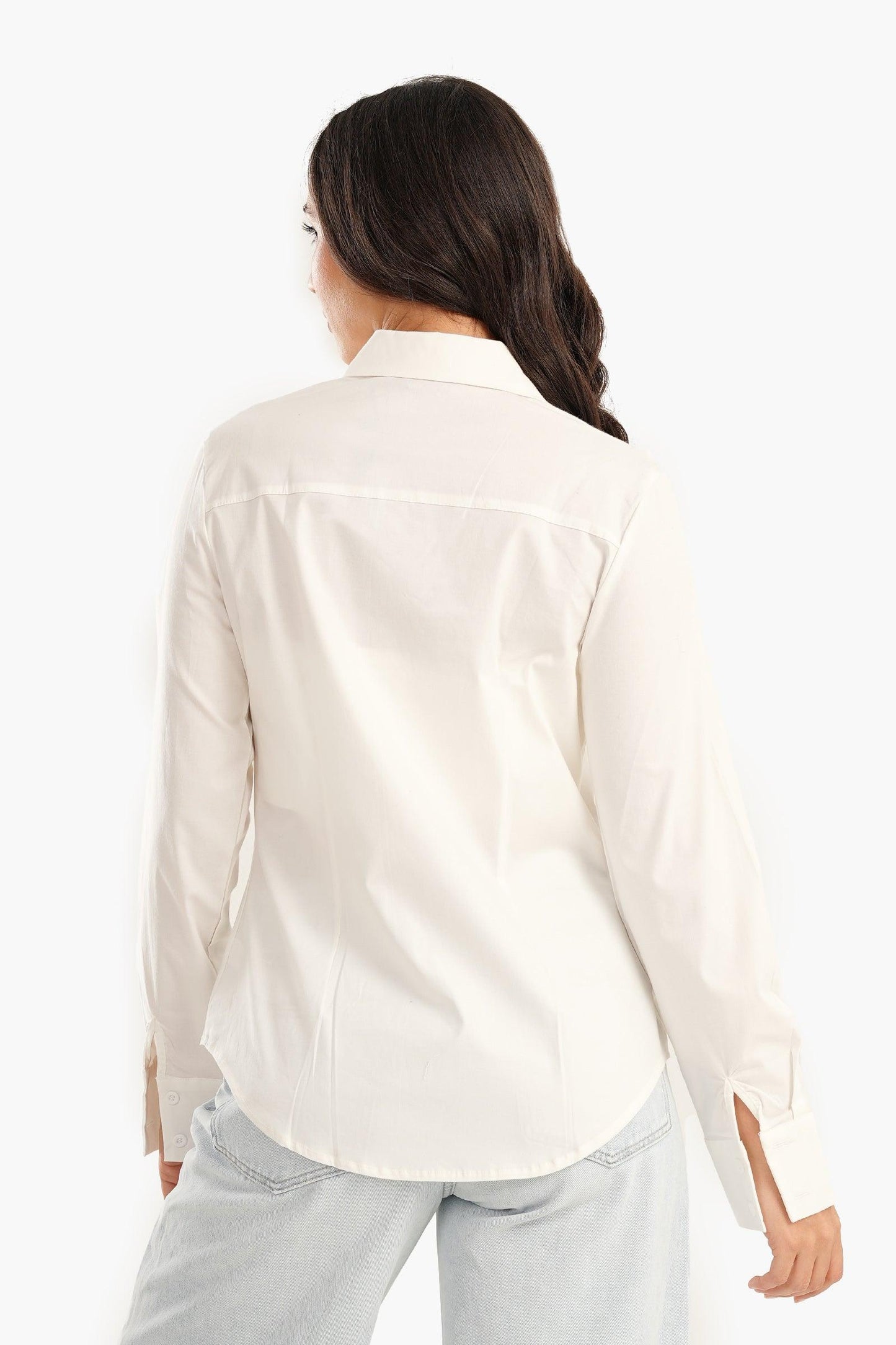 Shirt with Full Hidden Placket