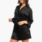 Carina Short Satin Robe