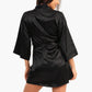 Carina Short Satin Robe