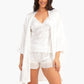 Carina Short Satin Robe